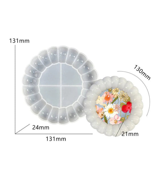 ⚪ Round Shape Mould with Bubble Border