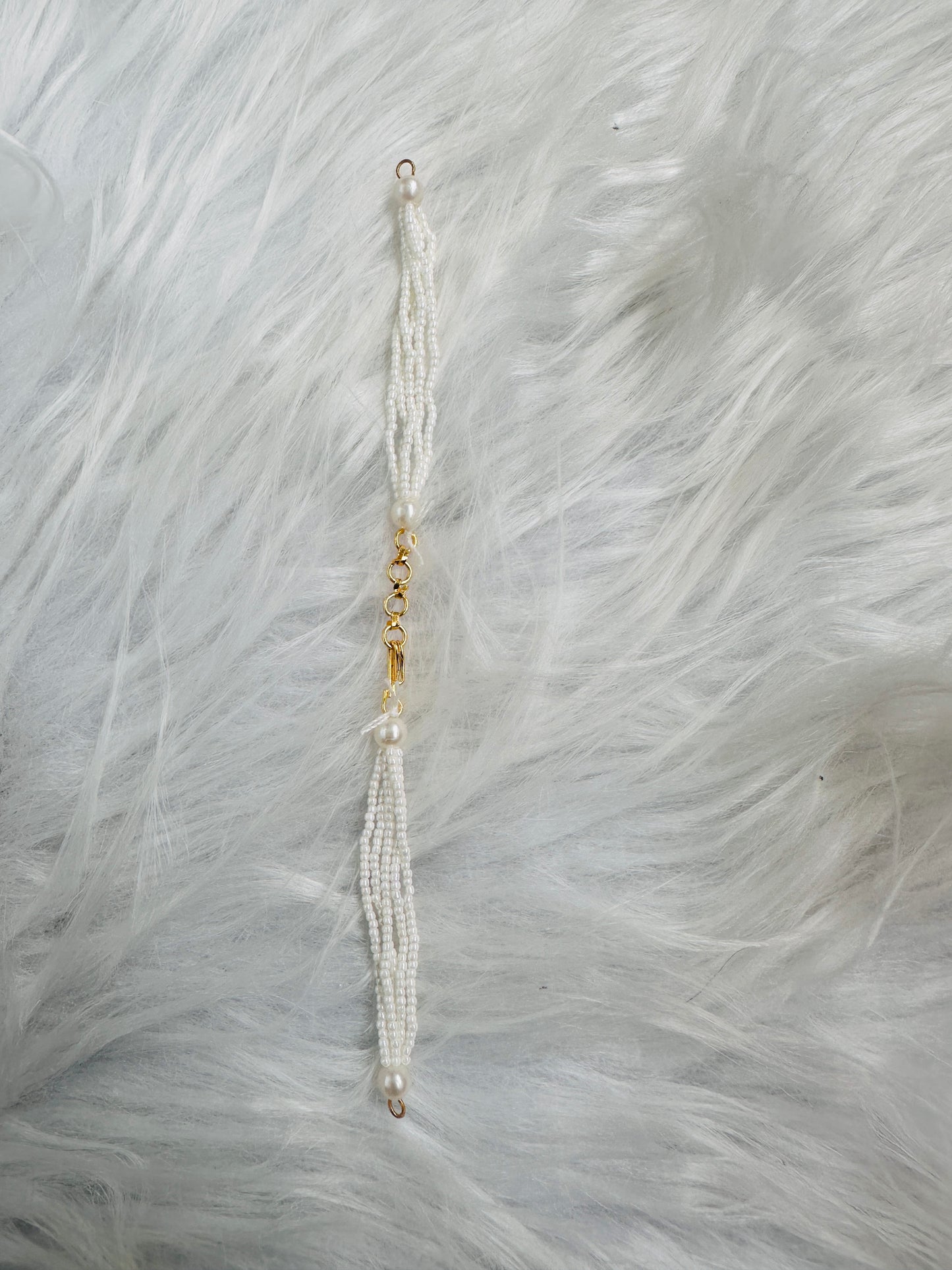 Pearl Rakhi bracelet chain