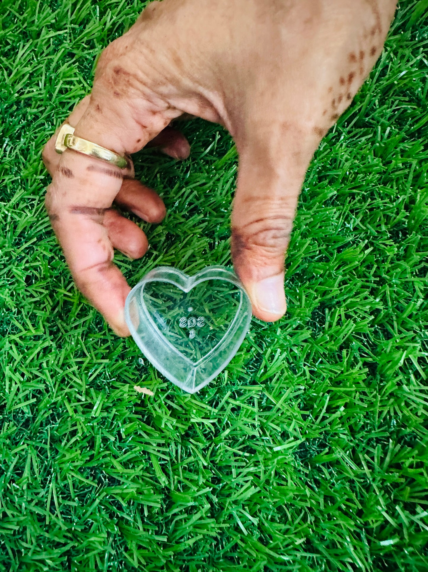 Acrylic Tealight Heart Polycups