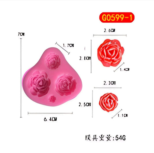 3D Rose mould