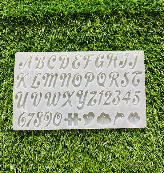 Cursive ABCD mould - Alphabet