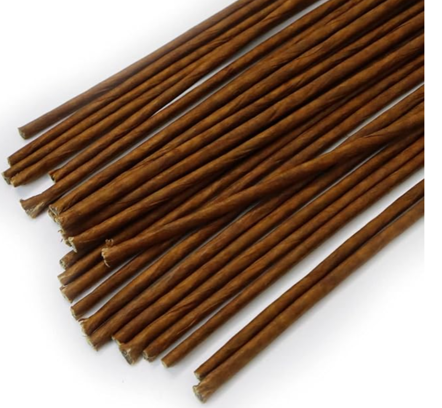 Thick Paper Coated Brown Stem Wire