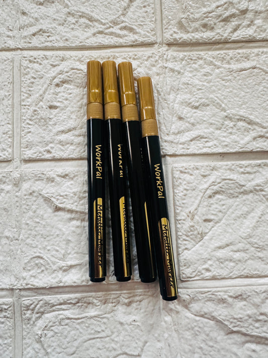 Golden Pointed Metallic Marker
