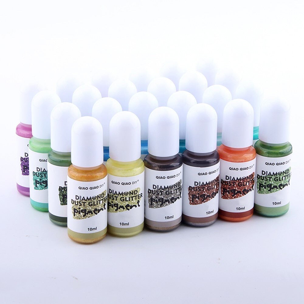 Diamond Dust Glitter Pigment Set of 24