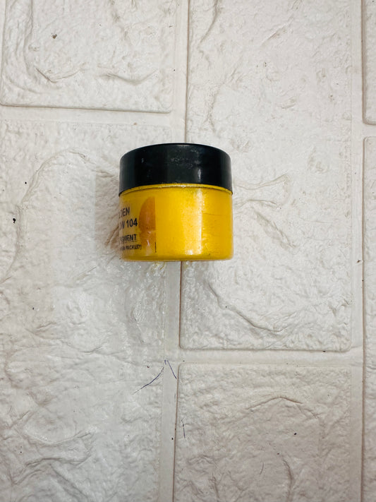 Metallic Golden yellow pigment