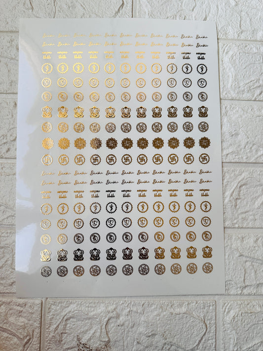 Embossed Sticker Sheets – Jinalresinstudio