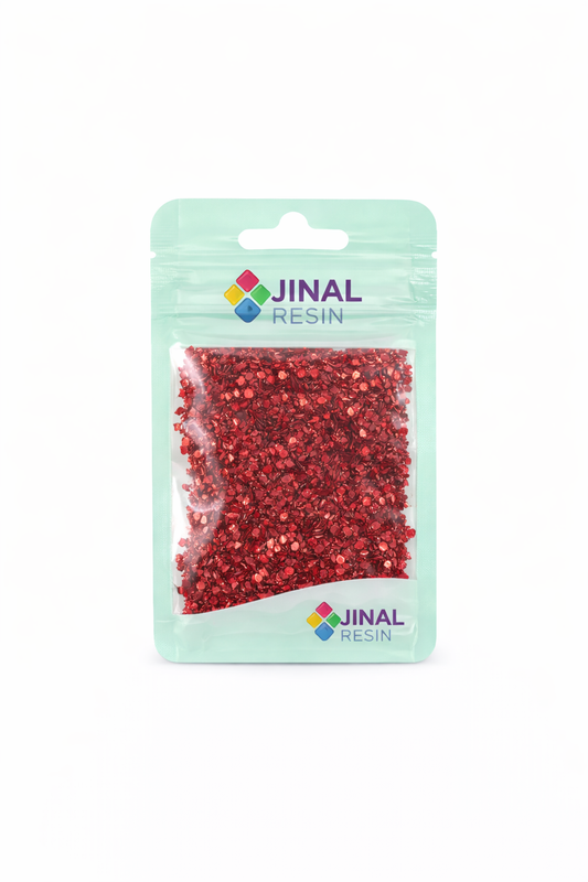 Red Resin Stones 10 Gram 001