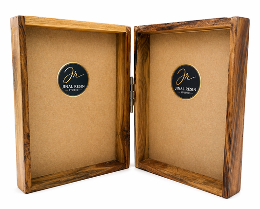 Varmala Teak wood door frame with acrylic base