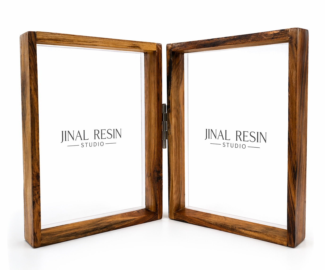 Varmala Teak wood door frame with acrylic base