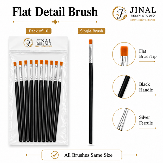 Premium 10 Pcs DIY Craft Brushes
