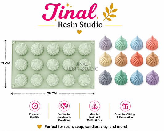 15 Cavity Modak DIY Mould