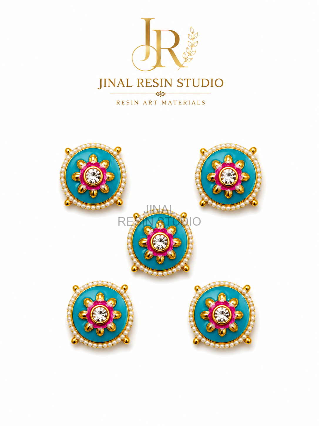Rakhi Kundan 017 1pc