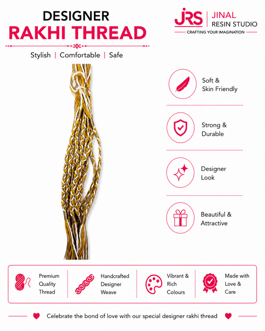 Designer Rakhi Thread 02 2pcs