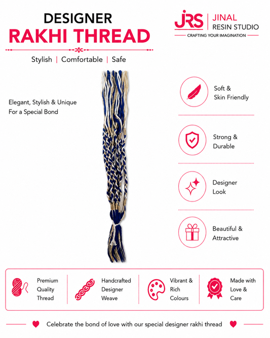 Designer Rakhi Thread 2pcs