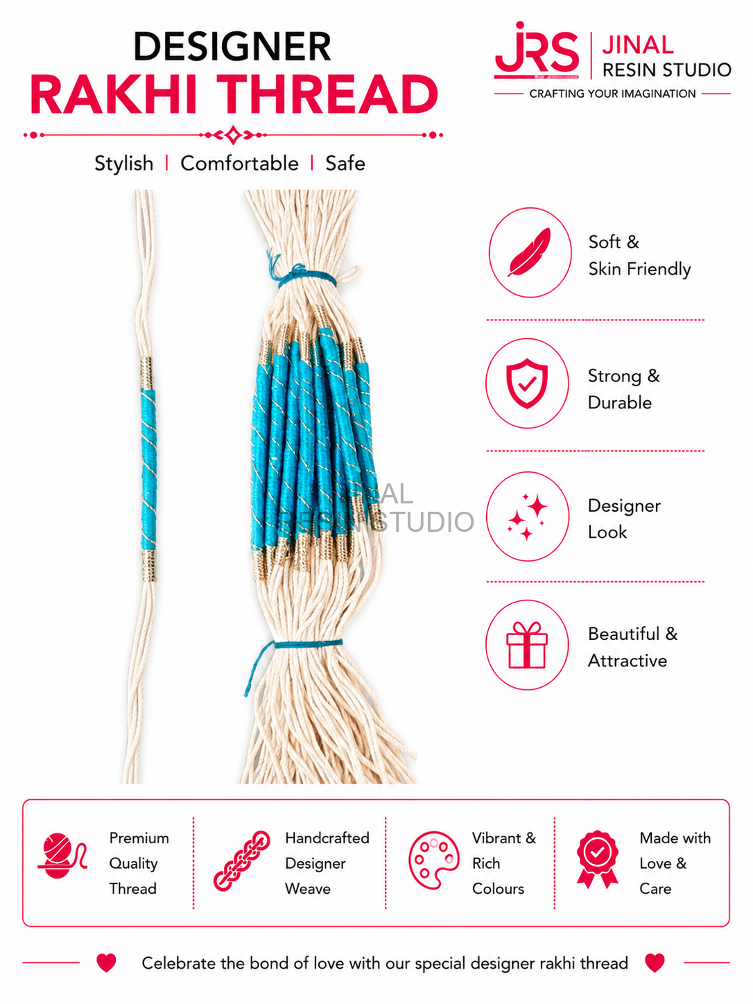 Rakhi Thread 06 2pcs