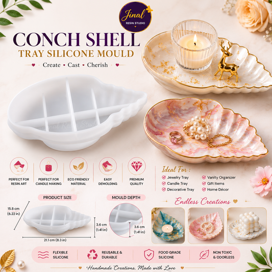 Conch Shell Tray Silicone Mould