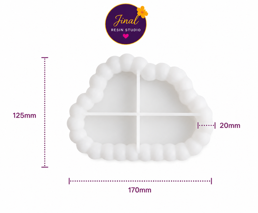 Clould Bubble Trinket Tray Mould