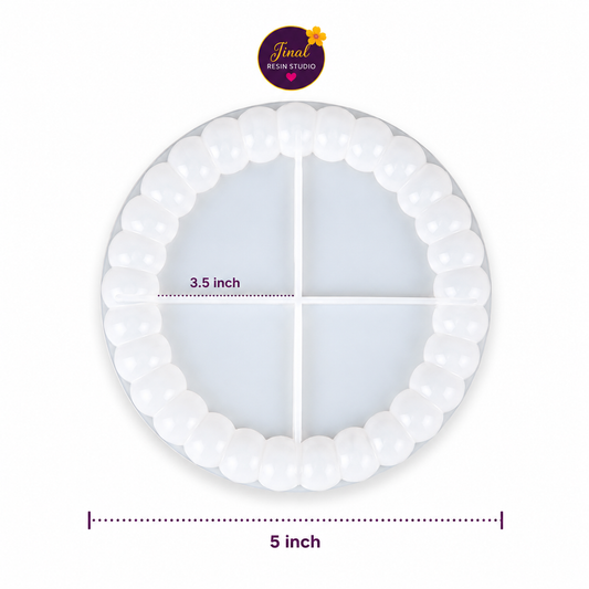 Round Bubble Trinket Tray Silicone Mould