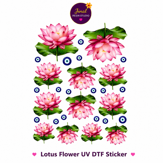 Lotus Flower UV DTF Sticker