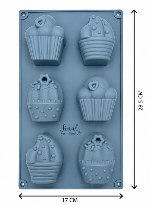 Sweet Treats Cupcake Silicone Mould