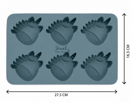 Unicorn Shape Silicone Mould