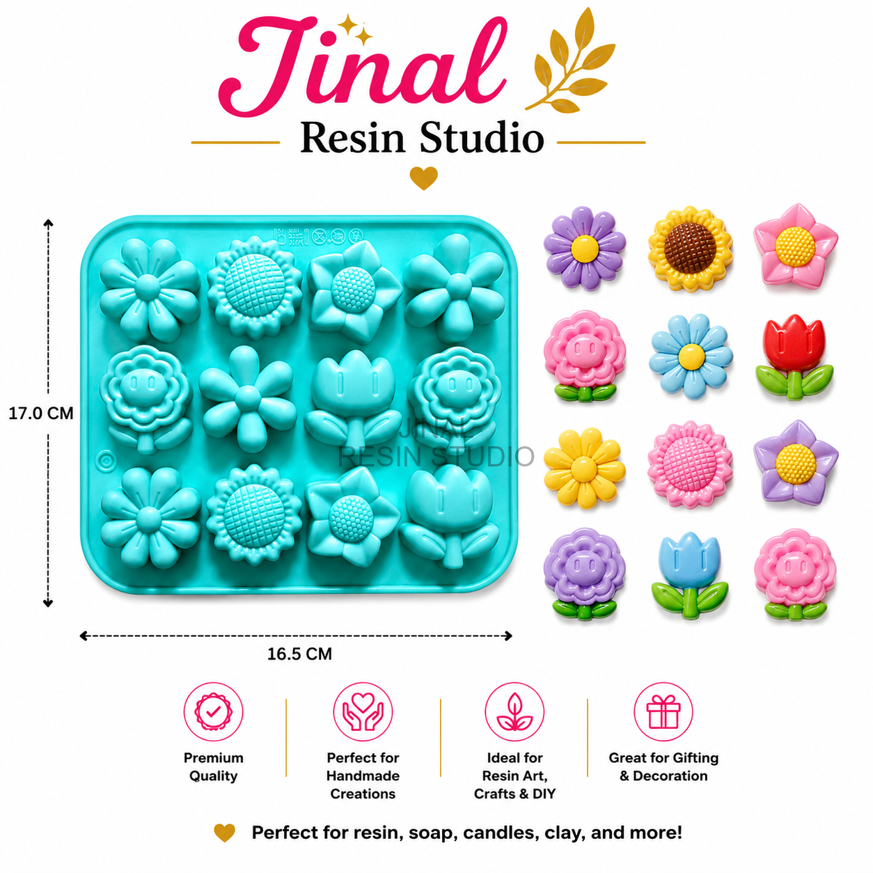 12 Cavity Mix Flower