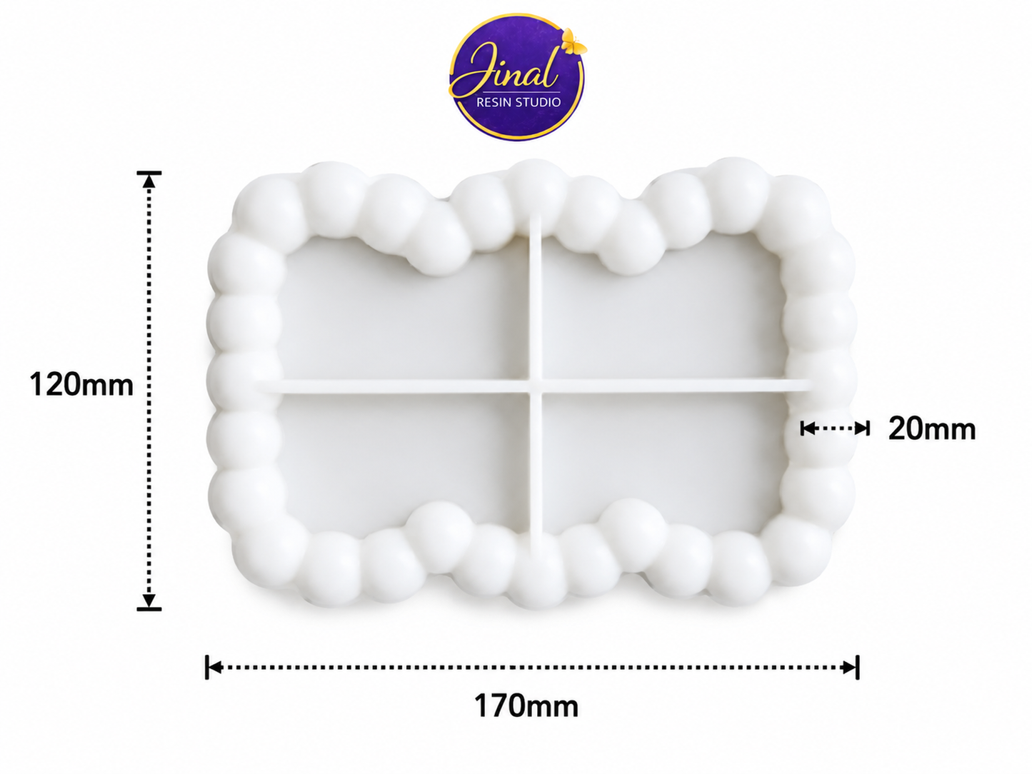 Rectangle Bubble Trinket Tray Mould