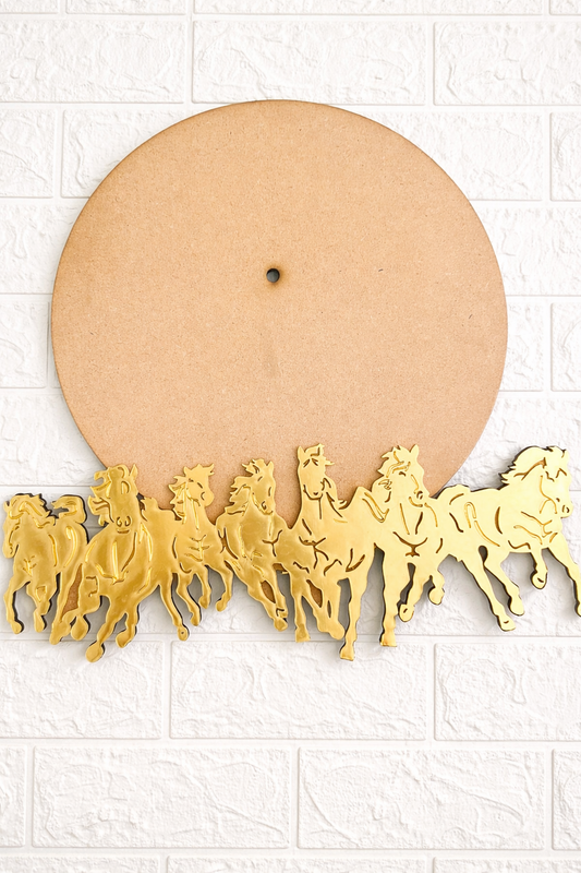 7 Running Horse Clock Base
