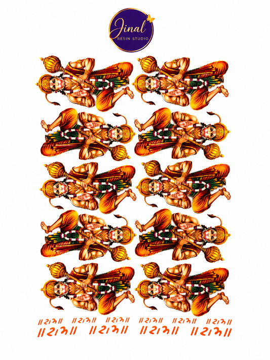 Hanumanji UV DTF Sticker