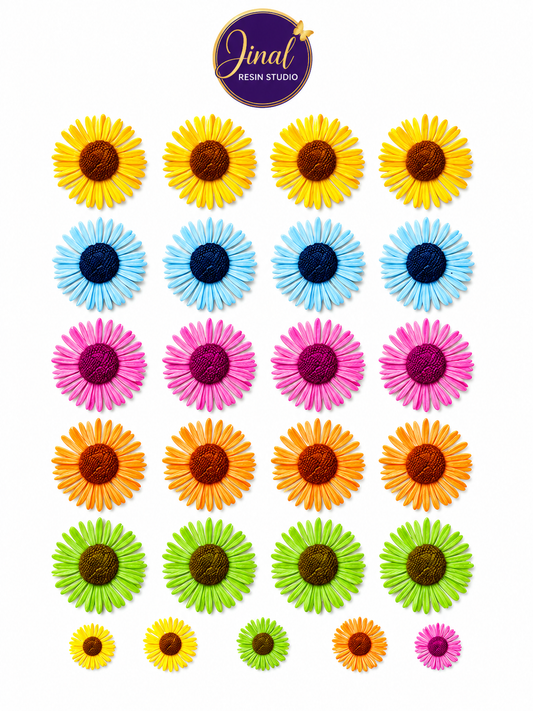 Mix Flower UV DTF Sticker