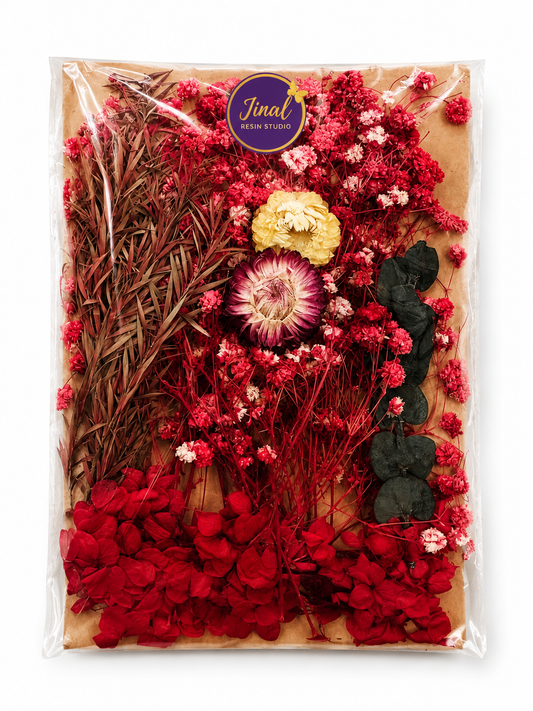 Red Dry Flower Packet