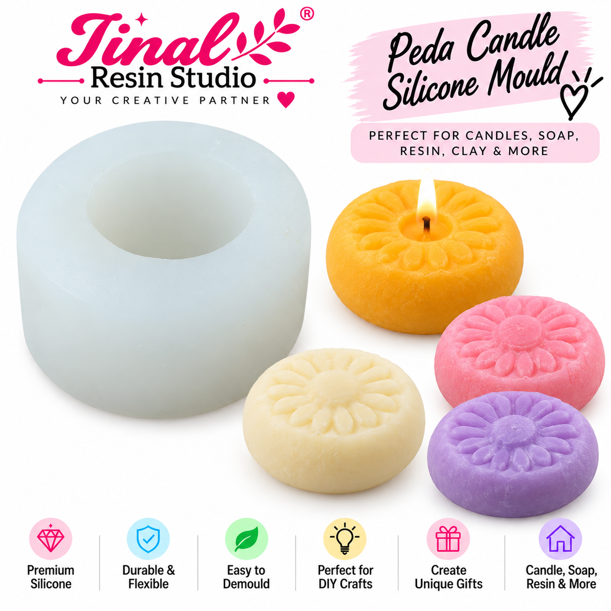 Peda Candle Mould