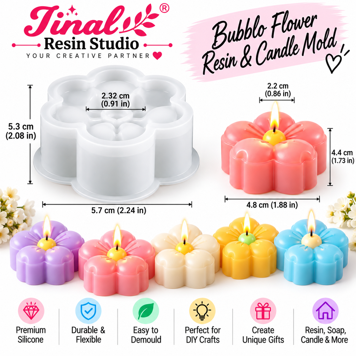 Bubblo Flower Mold