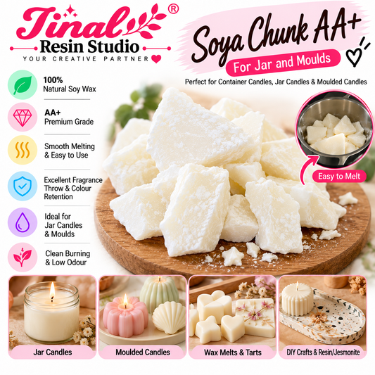 Soya Chunk AA+ for Candle Moulds and Jar