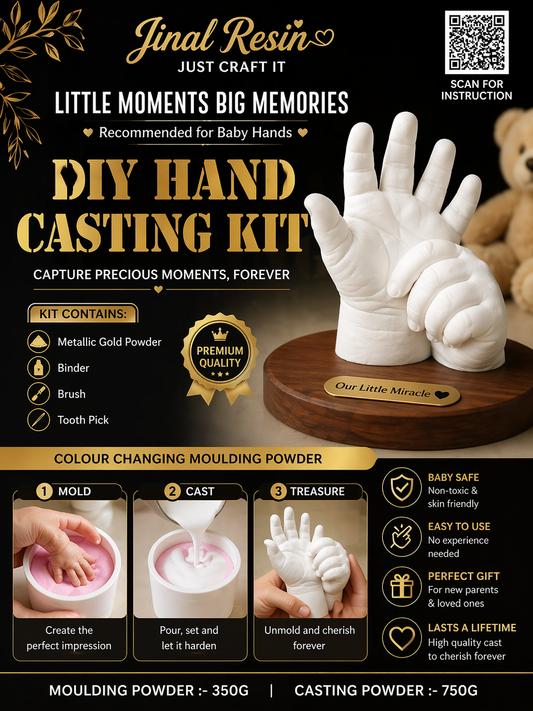 DIY Hand Casting Kit For Baby Hands