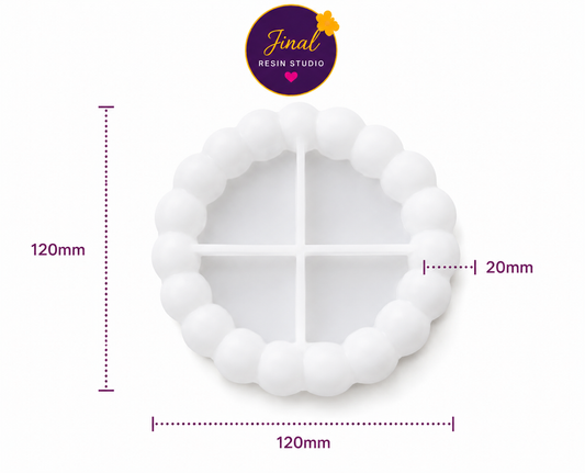 Hexagon Bubble Trinket Tray Mould