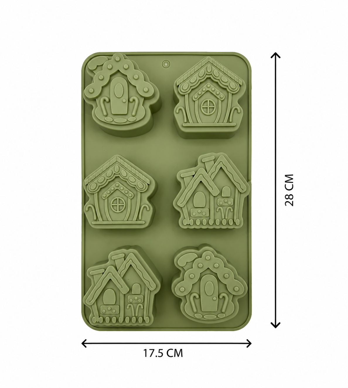 Mini Gingerbread House / Christmas Decor Silicone Mould