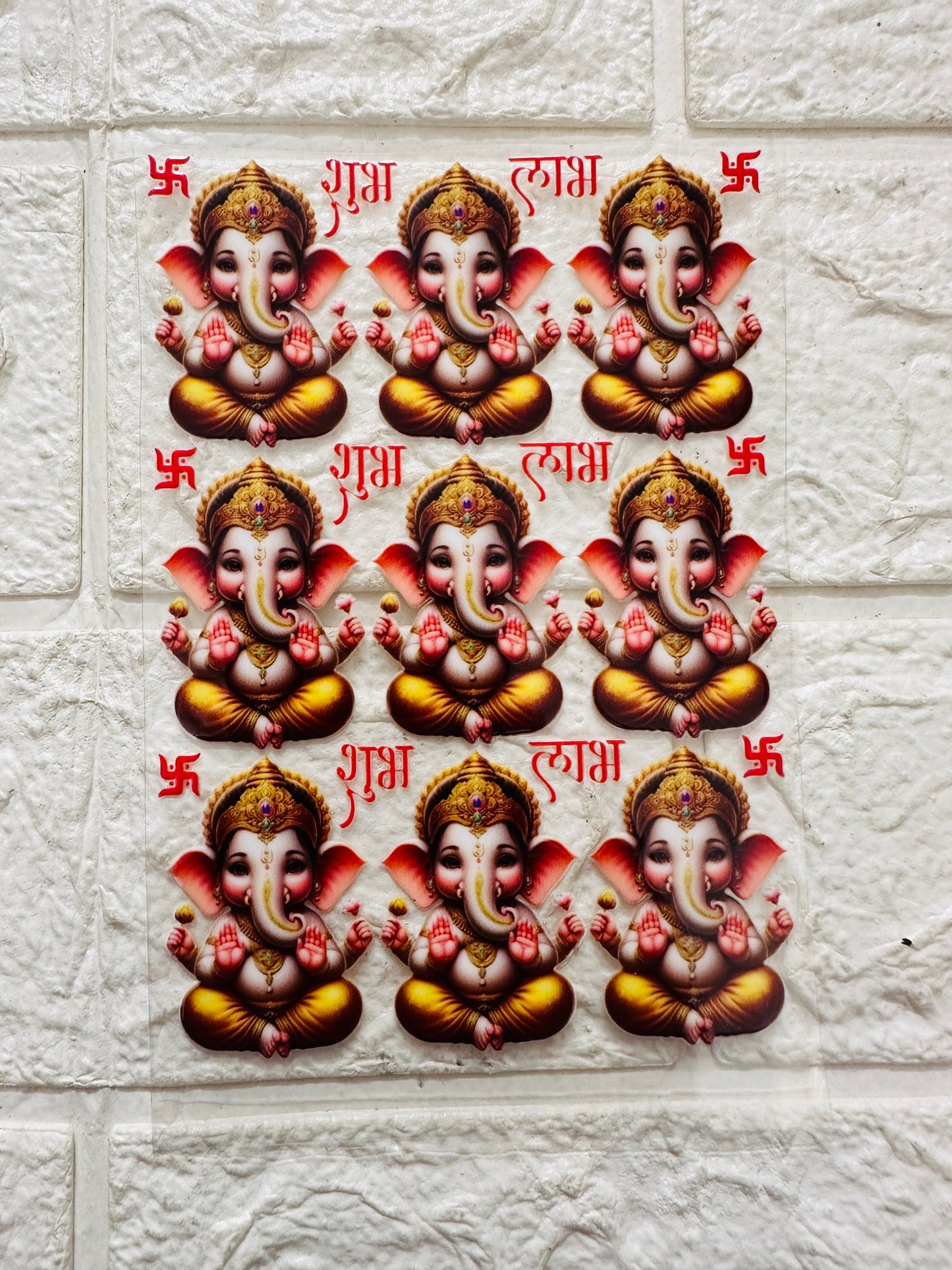 Ganpati ji UV dtf sticker