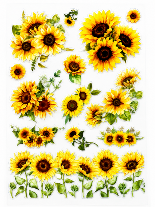 SunFlower UV DTF Sticker