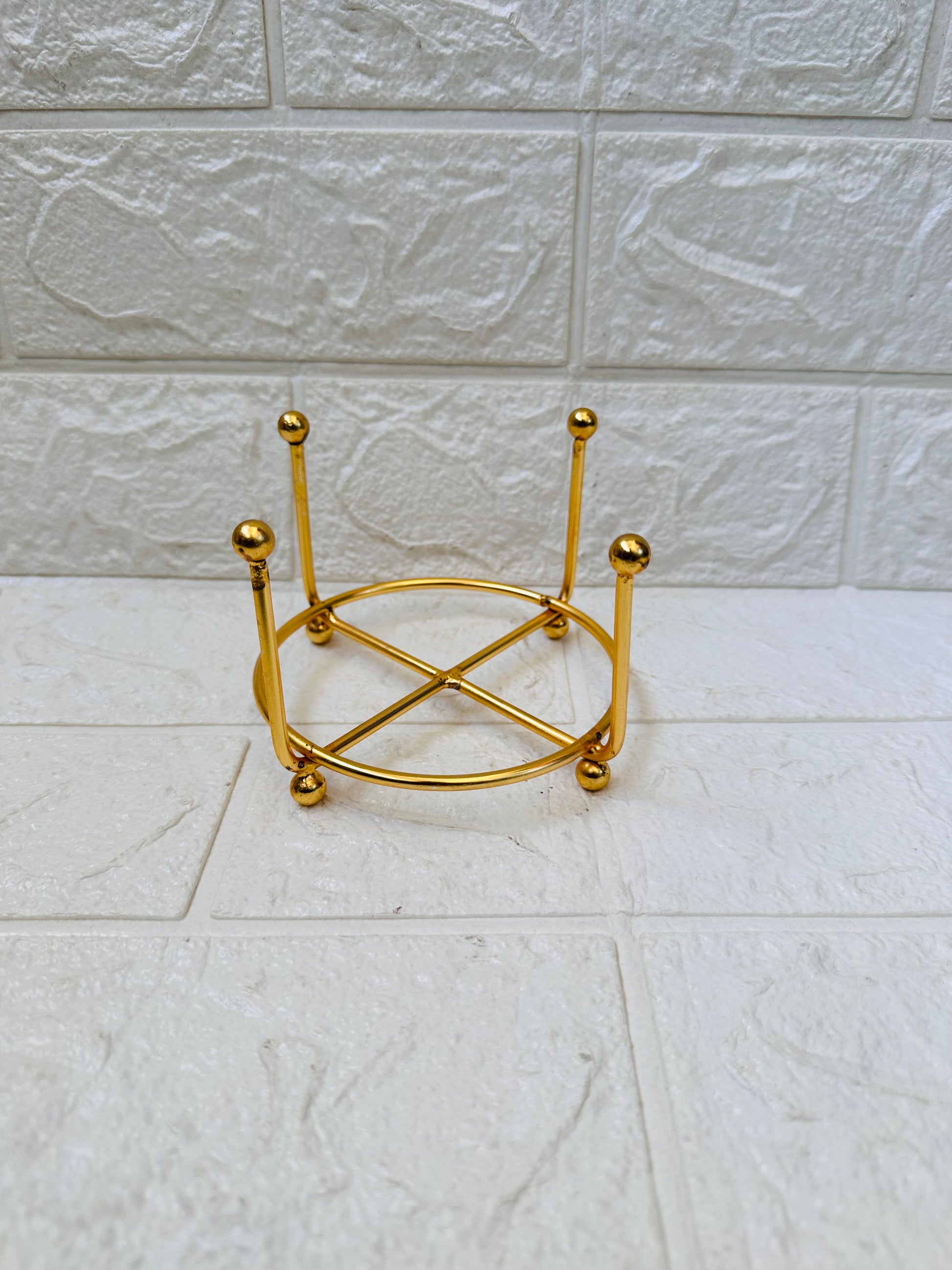 4” inch coaster metal stand – Jinalresinstudio