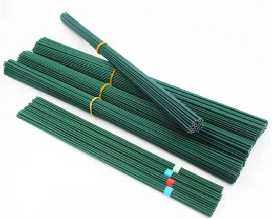 Thin Plastic Coated Green Stem Wire
