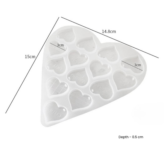 Big Love Keychain Mold