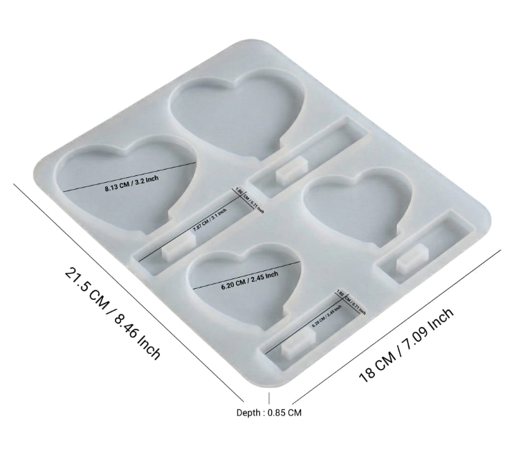 4 In 1 Heart Stand Photo Frame & Display Stand Mold