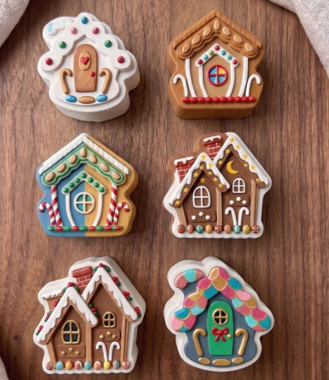 Mini Gingerbread House / Christmas Decor Silicone Mould
