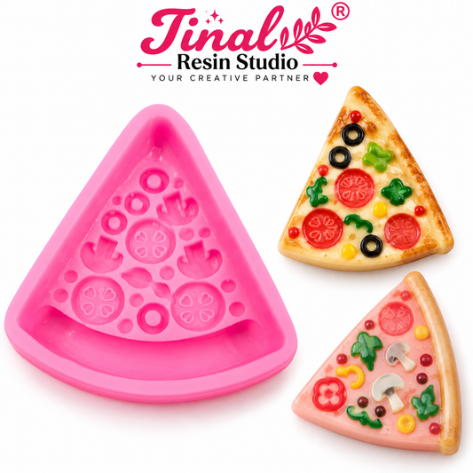 Pizza Silicone Mould – DIY, Candle & Resin Art