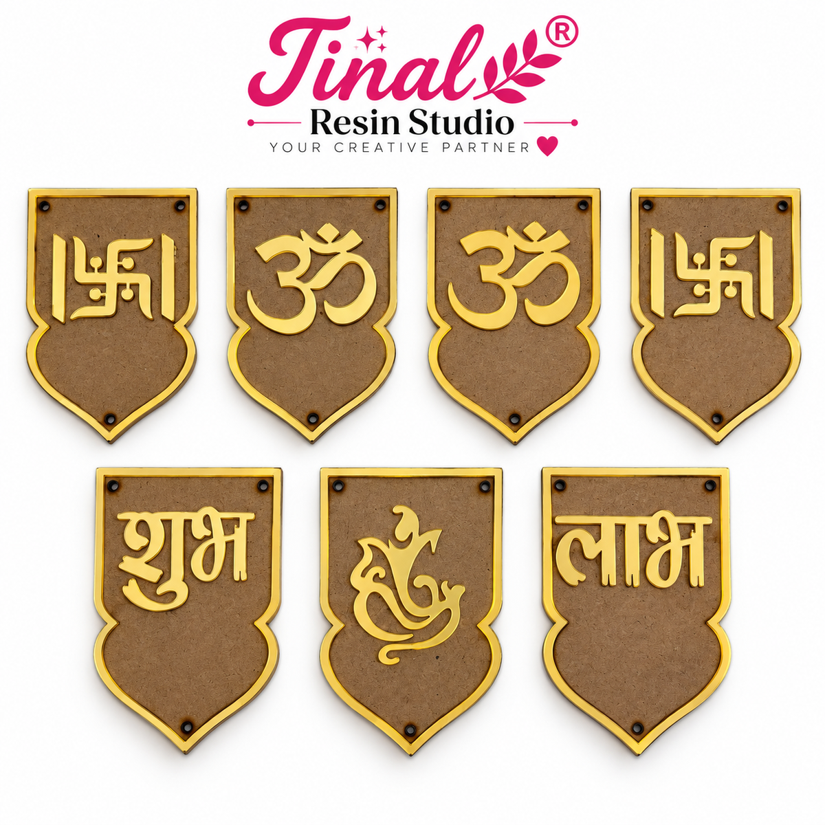 Traditional Decorative Acrylic with MDF Wall & Door Hangings