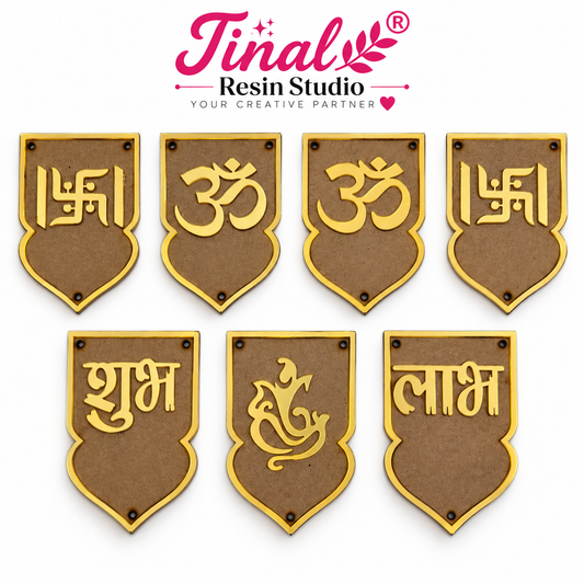 Traditional Decorative Acrylic with MDF Wall & Door Hangings
