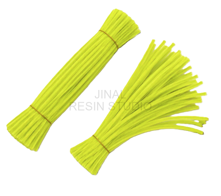 Lemon Yellow Pipe Cleaners 8MM