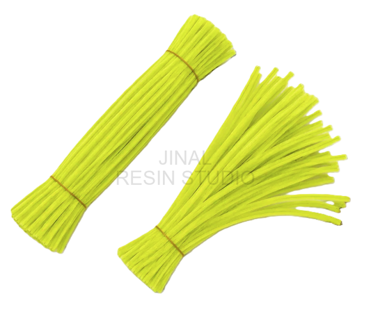 Lemon Yellow Pipe Cleaners 8MM