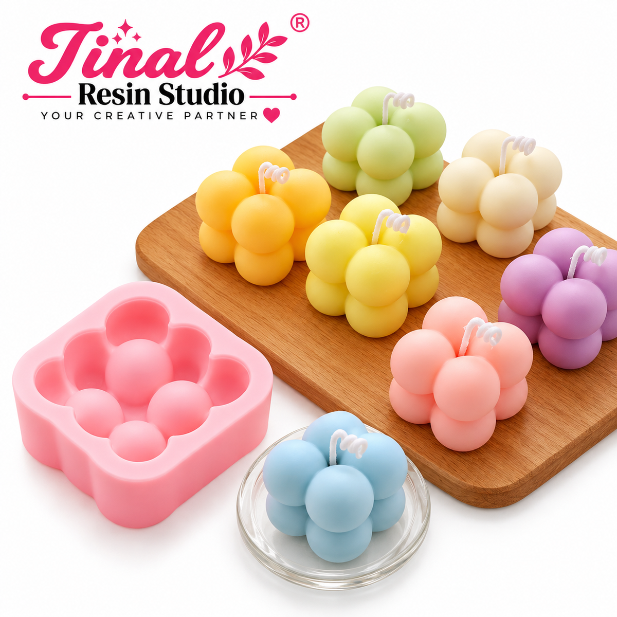 Small Bubble Candle Mould